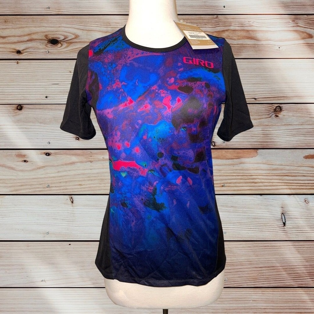 O1 Giro Women's jersey‎ riding hiking roust new NWT size XS Black